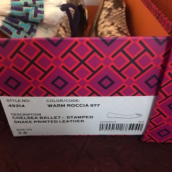 Tory Burch Chelsea Ballet Shoes Size 7.5 - Picture 7 of 7